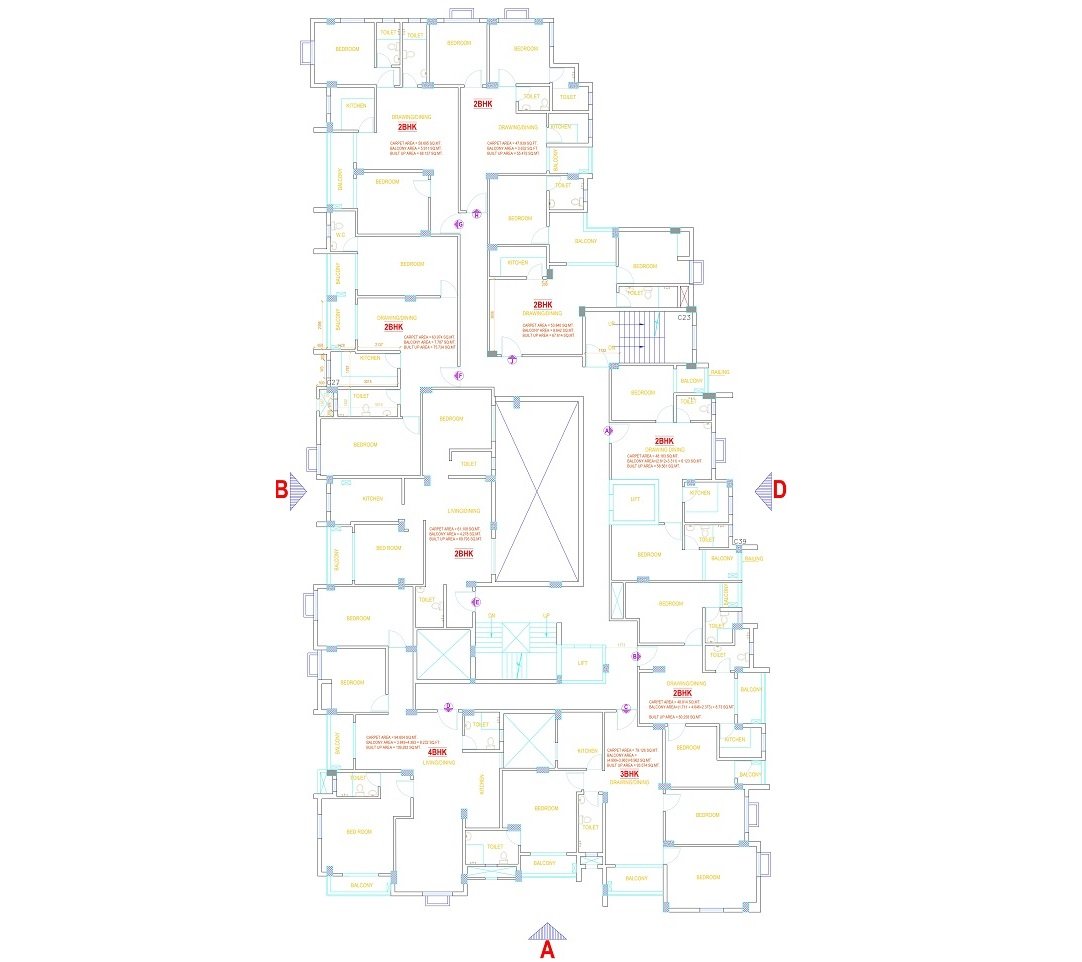 Second Floor Plan – Residential Layout